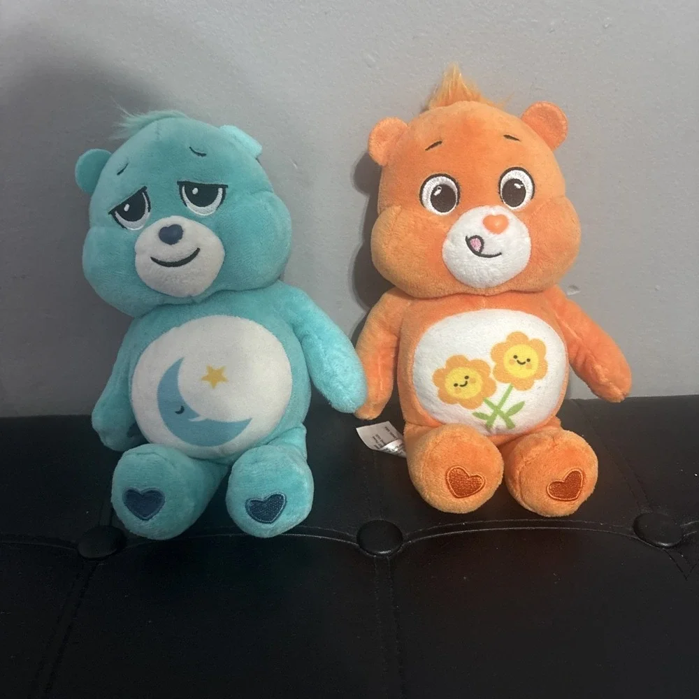 Care‎ Bears Friend Basic Fun Plush Lot Orange Yellow Flowers Love the Earth